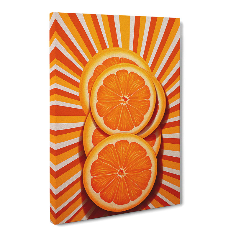 Orange Fruit Op - Print