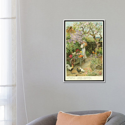 «Spring Blossoms, From the Pears Annuel, 1902» par Melchior de Hondecoeter - impression d'art graphique