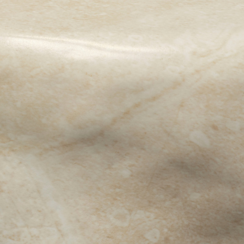 Table d'appoint en cèdre, crème marbrée, Marbled Cream