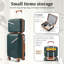 Ensembles de valises 4 pièces (14/20/24/28), valise légère extensible avec 4 roues pivotantes doubles à 360 degrés pour matériaux de transport
