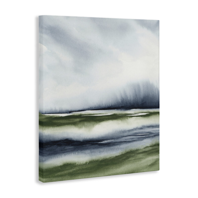 Sage Shadows Landscape Canvas, design by 1x, 30" H x 24" W