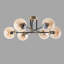 Lustre moderne élégant, finition cuivre, 25,6 po de diamètre x 13,8 po de hauteur | Fabrication 100% métal, peinture séchée au four et revêtement en culbutage | Douille E27 (40 W maximum), parfaite pour les intérieurs glamour et de style scandinave-1600694682-1600694683