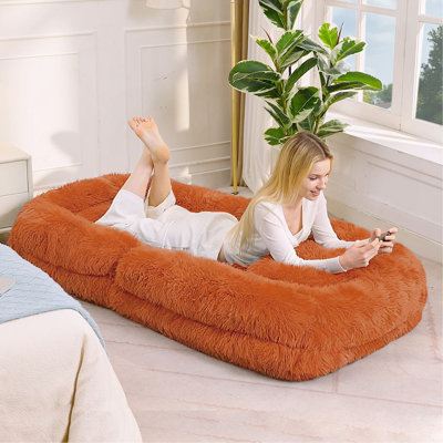 Lit pour chien humain, canapé paresseux, canapé convertible réglable à 5 positions, fauteuil de jeu au sol, chambre à coucher, salon, convient aux jeux, à la méditation, à la détente, et au tissu moelleux