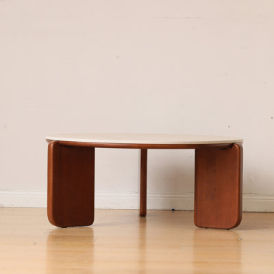 Round Coffee Table With 3 Legs