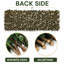 Panneau de clôture artificielle Amgo à simple face extensible, motif gardénia, 122 cm L x 295 cm H x 2,5 cm P (paquet de 2)