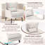 Ensemble de salon 3 pièces avec causeuse en velours doux moderne-1970127802