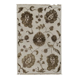 Wool Floral Area Rug