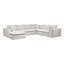 Canapé modulaire 137,8 * 108,3 po-545588806