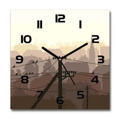 Joshua-Lewis Glass Wall Clock