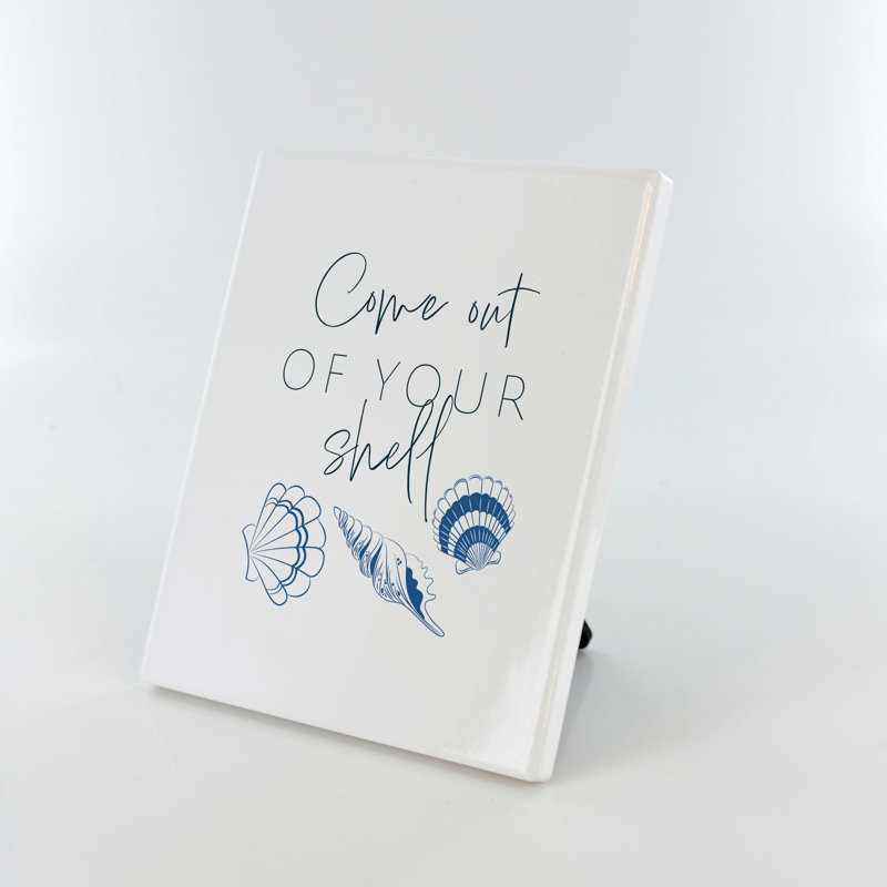 Tallent Text & Numbers Decorative Plaque / Box Sign
