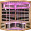 Sauna pentagonal de style familial