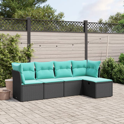 Ensemble de canapé de jardin 5 pièces