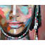 Coral Ethnic by Grant Wood - Wrapped Canvas Painting