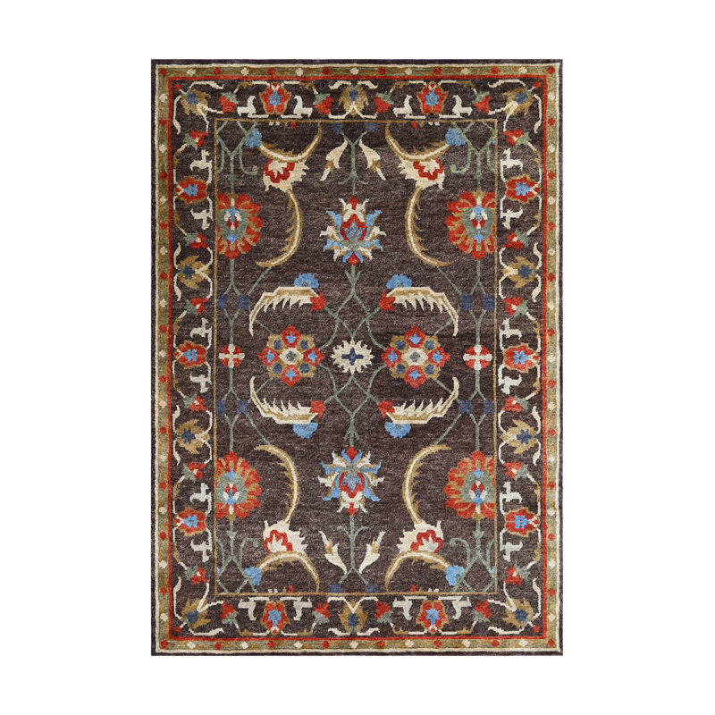 Tapis intérieur / extérieur rectangulaire de 5 pi 11 po x 8 pi 10 po Juras