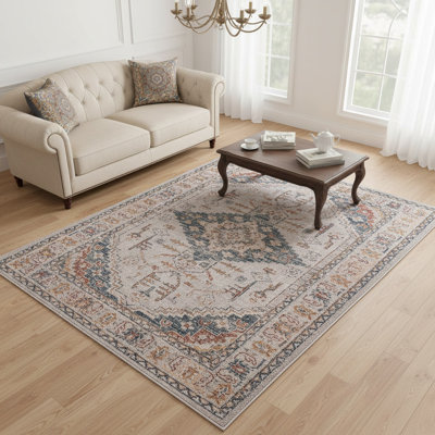 Tapis tissé Vintage Medallion