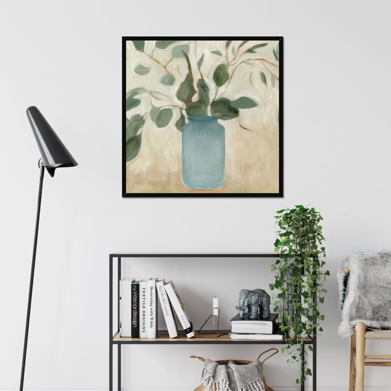Arrangement IV by Emma Scarvey - Painting, Black Framed Paper Print, 34cm H x 34cm W