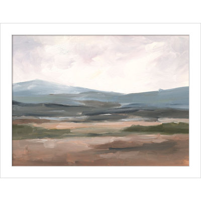 Serene Mountain Study I by Ethan Harper Wood Framed Wall Art Print