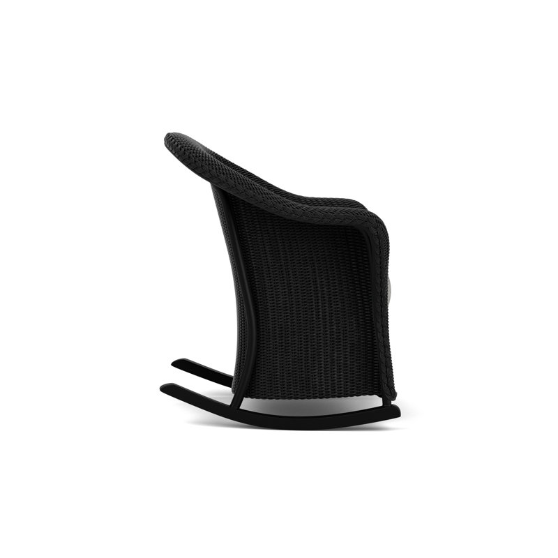 Reflections Outdoor Rocker Chair, Demo Stone, Ebony