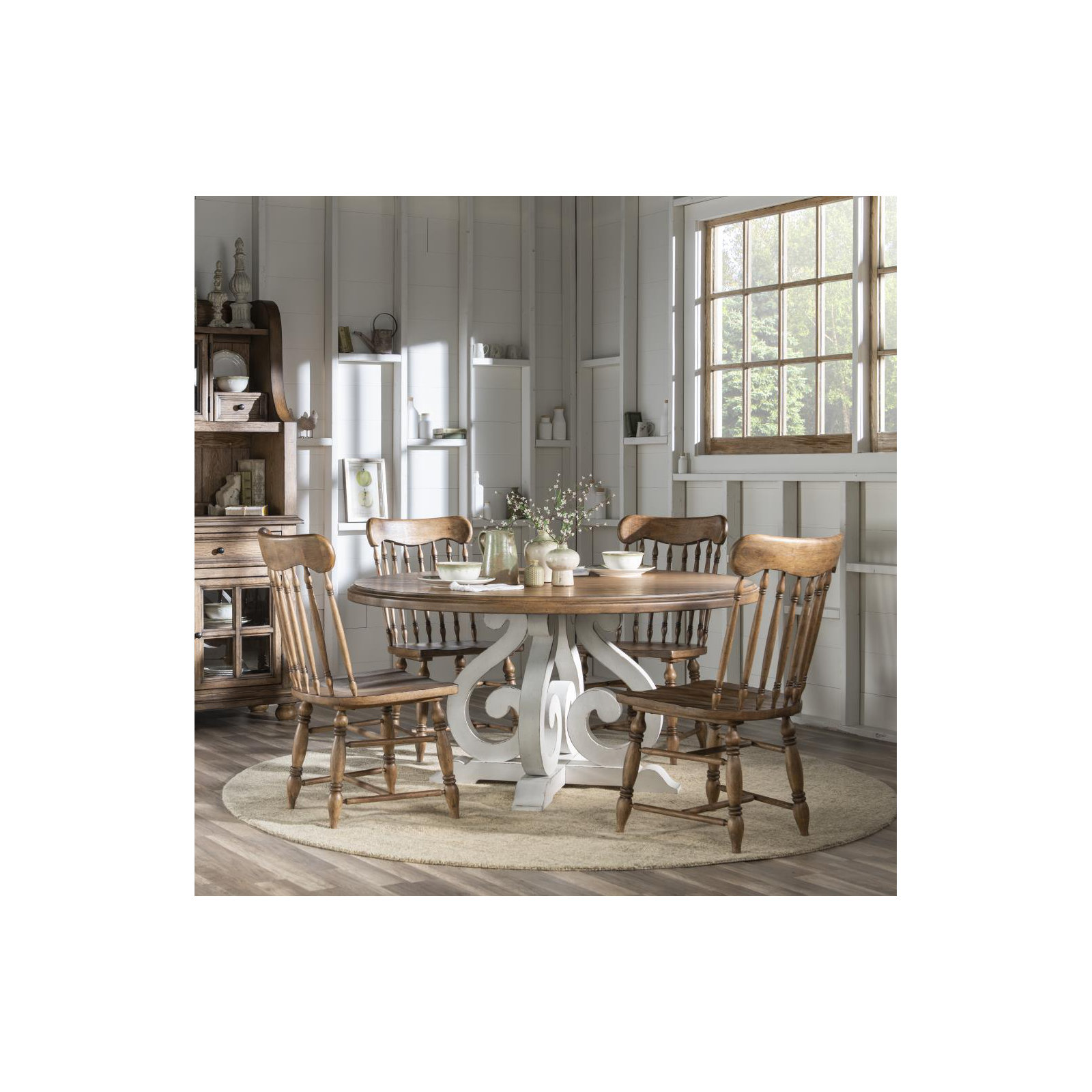 Country Living Side Chair, Brown