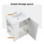 24'' Bathroom Vanity With Ceramic Sink Combo, Modern Freestanding Storage Cabinet