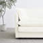 Living Room Couch In Modern White Chenille - 2 With 4 Pillows Upholstered Quality Fabric Wood Construction Elevate Your Space High Textile Frame Provide A Fashionable Seating Choice