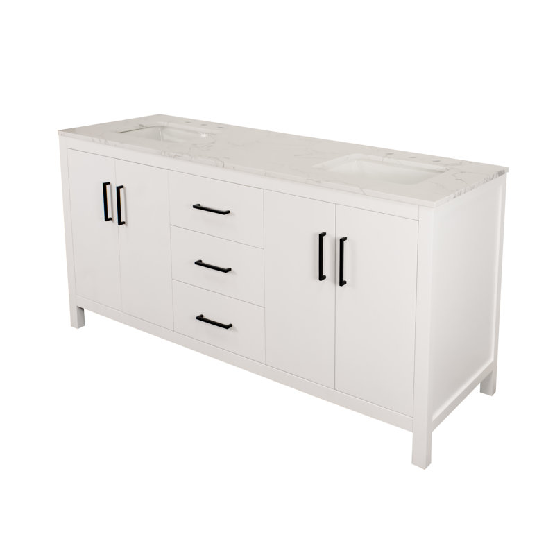 Ericdaniel 72" Double Bathroom Vanity