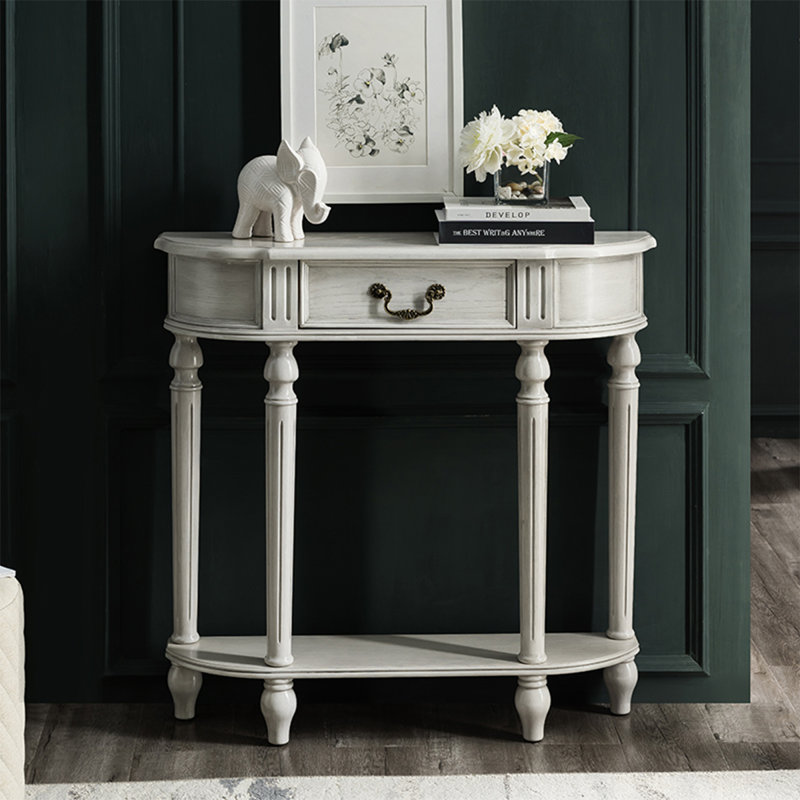 Retro Grey Solid Wood Rectangular Entryway Cabinet, 34.65" H x 39.37" W x 9.45" D