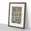 16th Century Floral Pattern by Albert Racinet - Picture Frame Painting Print-55629148-55629147