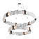 Parallel 2 Tier Ring Chandelier