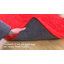 Tapis à poil long rouge 9 po x 12 pi pour salon-205705491