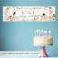 Bannière d'anniversaire en papier