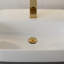 Lavabo à poser rectangulaire blanc en céramique (certifié Cupc)