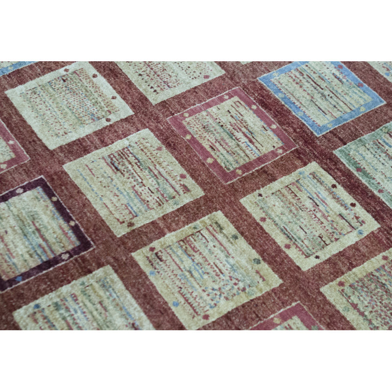 Pakistan Gabeh Wool Patchwork Area Rug