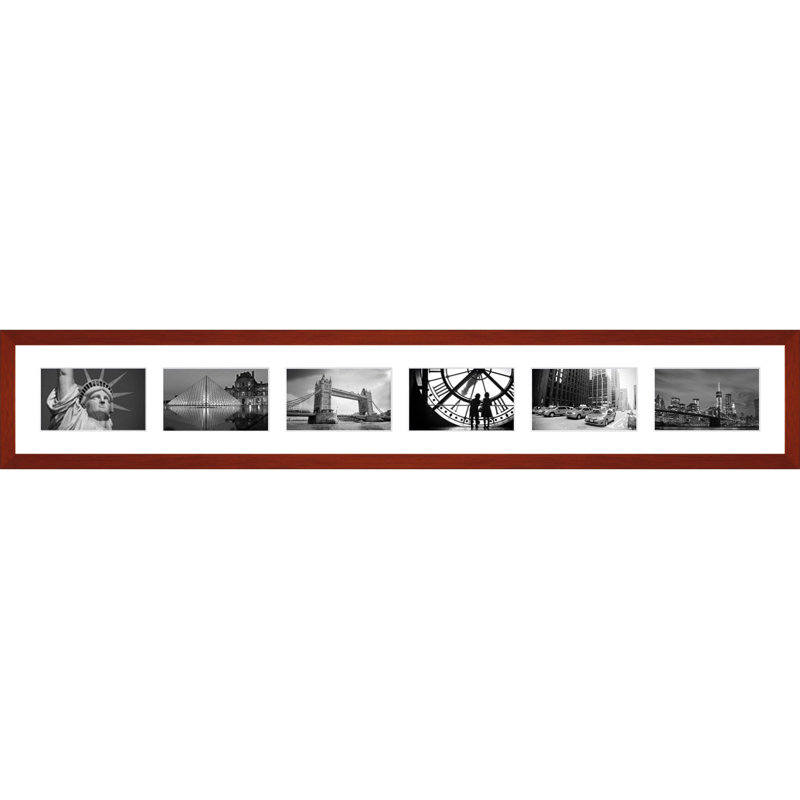 Laqueen Wood Picture Frame with Mat, Cil