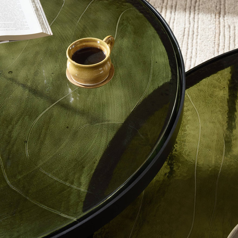 Yoko Glass Nesting Coffee Table