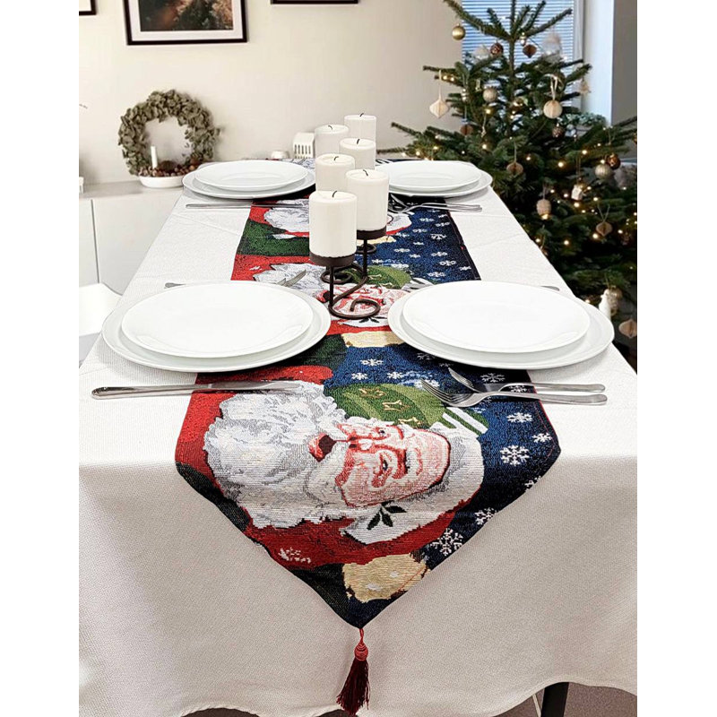 Chemin de table Père Noël F07M5-8C