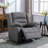 37.1" Wide Contemporary and Super Soft Upholstered Power Standard Recliner with Wide Backrest (Set of 2)-1695815603
