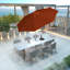 Parasol de marché 108 po Calline-88507954