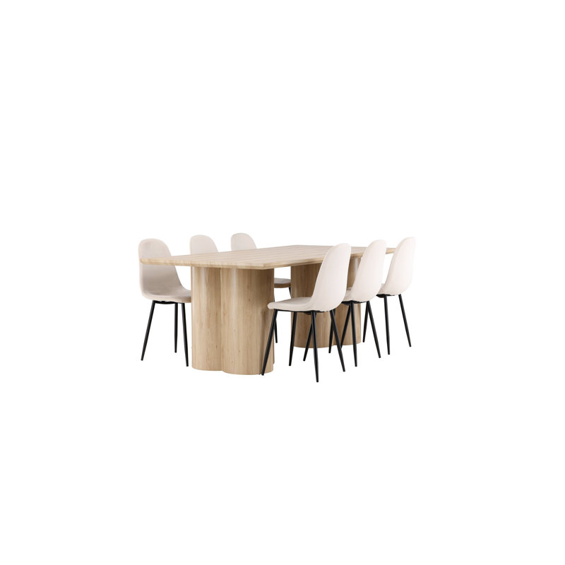 Nitara 6 - Person Dining Set
