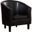 Darlene Faux Leather Armchair-16115811