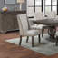 Chaises d'appoint traditionnelles 2Pc rembourrées à oreilles