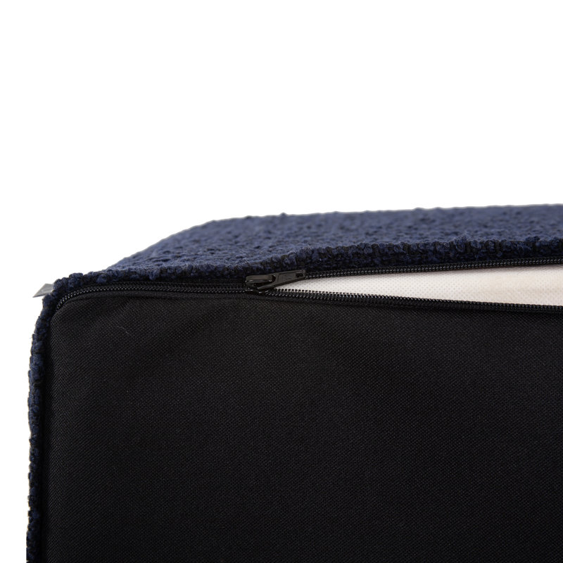 Repose-pieds de 17 po de large Tiro, 100% polyester royal