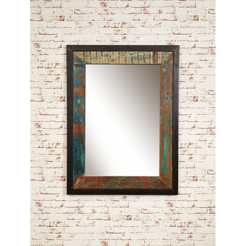 Replogle Flat Wall Mirror, 120 cm H x 90 cm W