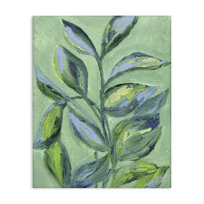 Leafy Plant Foliage Canvas, design by Nikita Jariwala