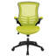 Mid-Back Mesh Swivel Ergonomic Task Office Chair with Flip-Up Arms-364075248-364075255