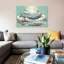 Ocean Meets Sky #2 1 Piece Wrapped Canvas Wall Art-49966648