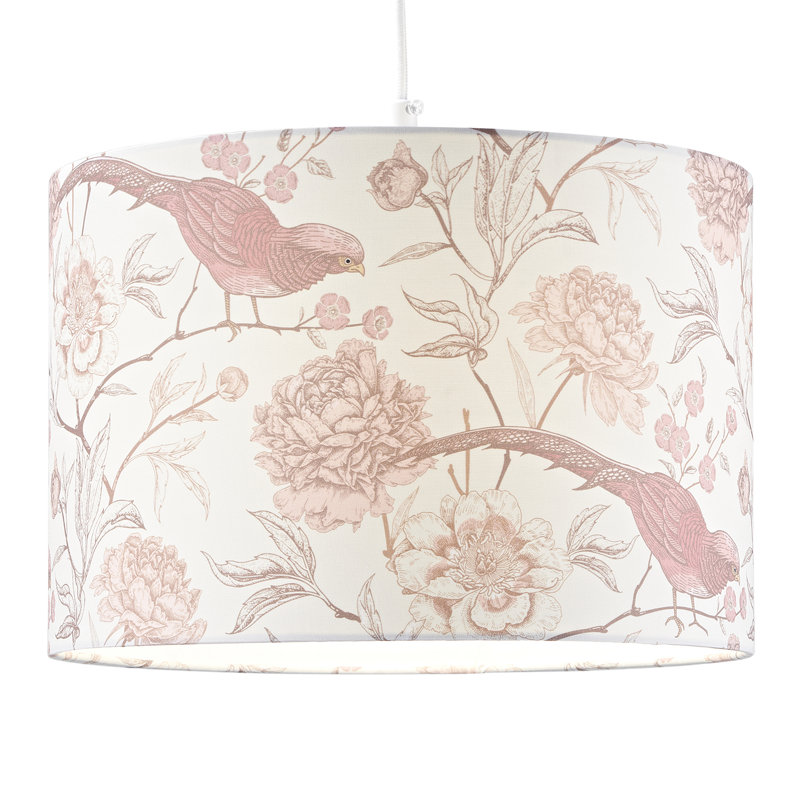20cm H Cotton Drum Lamp Shade ( Screw On )