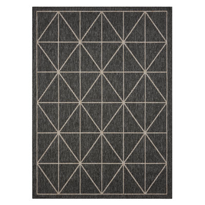 Patio Country Geometric Area Rug