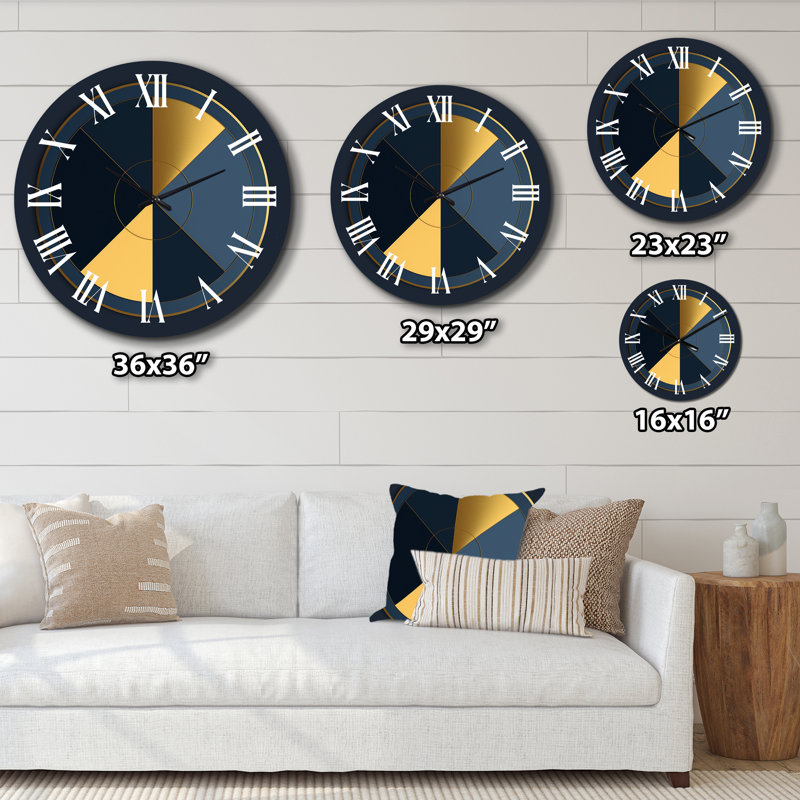 Horloge murale en métal, Moyenne