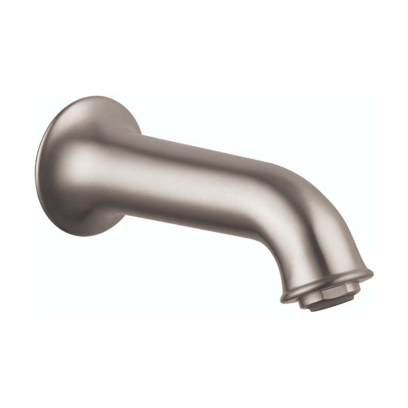 Garniture de bec de baignoire murale Talis C, Nickel brossé